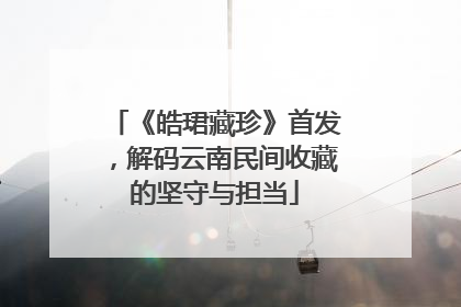 《皓珺藏珍》首发，解码云南民间收藏的坚守与担当