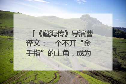 《藏海传》导演曹译文：一个不开“金手指”的主角，成为苍生守护者