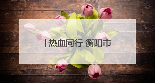 热血同行 衡阳市无偿献血者联谊迎接世界献血者日