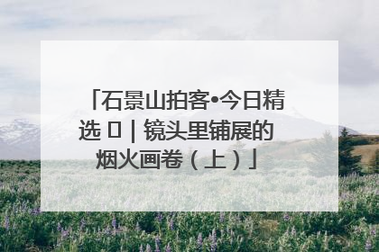 石景山拍客•今日精选 ㉓｜镜头里铺展的烟火画卷（上）