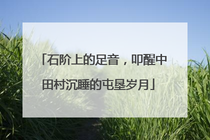 石阶上的足音，叩醒中田村沉睡的屯垦岁月