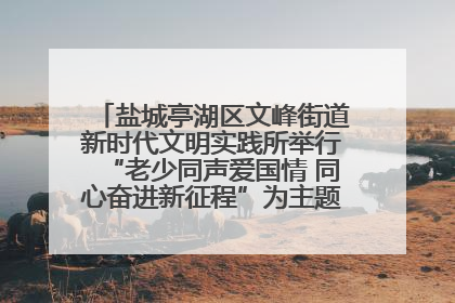 盐城亭湖区文峰街道新时代文明实践所举行“老少同声爱国情 同心奋进新征程”为主题的红色文化活动