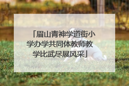 眉山青神学道街小学办学共同体教师教学比武尽展风采