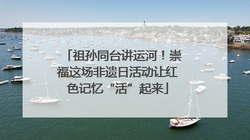 祖孙同台讲运河！崇福这场非遗日活动让红色记忆“活”起来