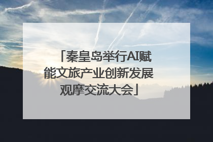 秦皇岛举行AI赋能文旅产业创新发展观摩交流大会