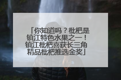 你知道吗？枇杷是镇江特色水果之一！镇江枇杷喜获长三角精品枇杷推选金奖
