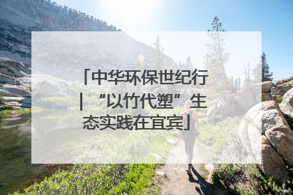 中华环保世纪行｜“以竹代塑”生态实践在宜宾