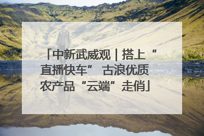 中新武威观｜搭上“直播快车” 古浪优质农产品“云端”走俏