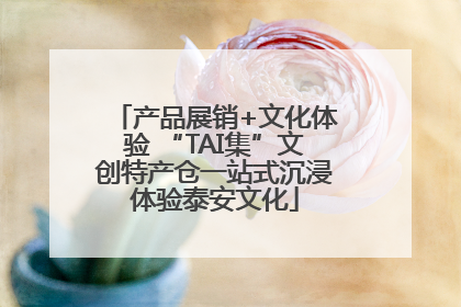 产品展销+文化体验 “TAI集”文创特产仓一站式沉浸体验泰安文化