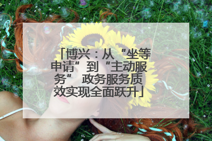 博兴：从“坐等申请”到“主动服务” 政务服务质效实现全面跃升