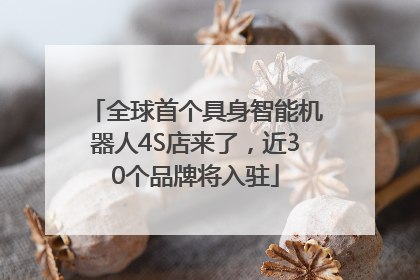 全球首个具身智能机器人4S店来了，近30个品牌将入驻