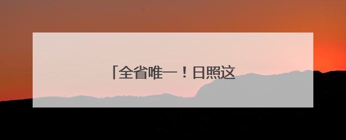 全省唯一！日照这一案例成功入选！