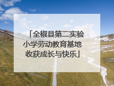 全椒县第二实验小学劳动教育基地收获成长与快乐