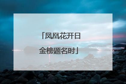 凤凰花开日 金榜题名时