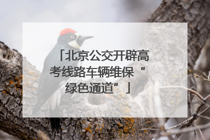 北京公交开辟高考线路车辆维保“绿色通道”