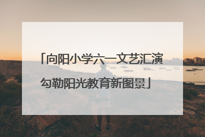 向阳小学六一文艺汇演勾勒阳光教育新图景