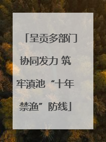 呈贡多部门协同发力 筑牢滇池“十年禁渔”防线