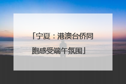 宁夏：港澳台侨同胞感受端午氛围