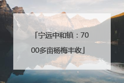 宁远中和镇：7000多亩杨梅丰收