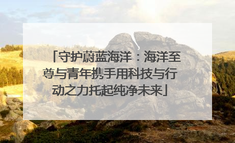 守护蔚蓝海洋：海洋至尊与青年携手用科技与行动之力托起纯净未来