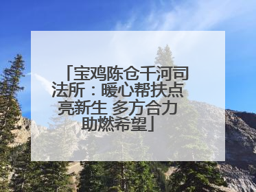 宝鸡陈仓千河司法所：暖心帮扶点亮新生 多方合力助燃希望