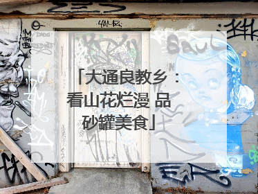 大通良教乡：看山花烂漫 品砂罐美食