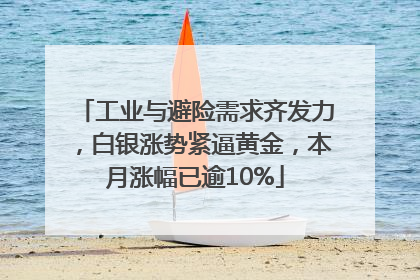 工业与避险需求齐发力，白银涨势紧逼黄金，本月涨幅已逾10%