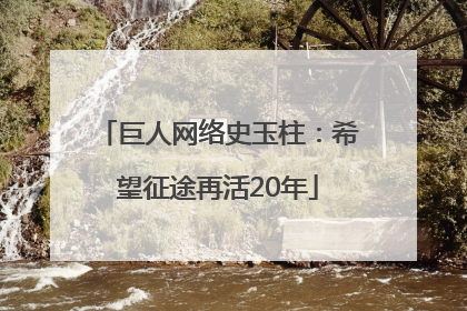 巨人网络史玉柱：希望征途再活20年