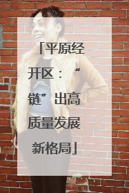 平原经开区：“链”出高质量发展新格局