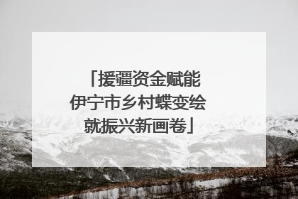 援疆资金赋能 伊宁市乡村蝶变绘就振兴新画卷
