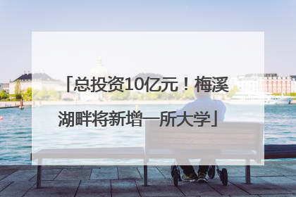 总投资10亿元！梅溪湖畔将新增一所大学