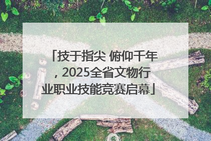 技于指尖 俯仰千年，2025全省文物行业职业技能竞赛启幕