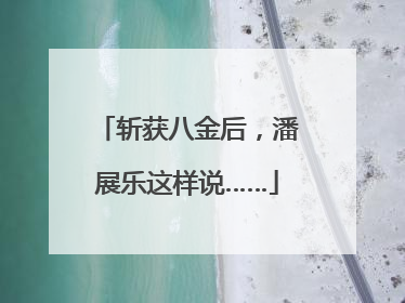斩获八金后，潘展乐这样说……