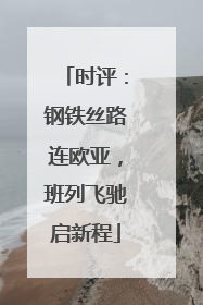 时评：钢铁丝路连欧亚，班列飞驰启新程