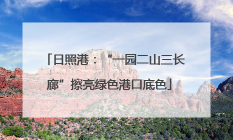 日照港：“一园二山三长廊”擦亮绿色港口底色