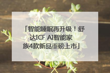 智能睡眠再升级！舒达ICF AI智能家族4款新品重磅上市