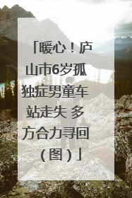 暖心！庐山市6岁孤独症男童车站走失 多方合力寻回（图）