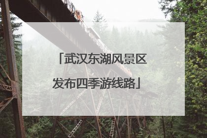 武汉东湖风景区发布四季游线路