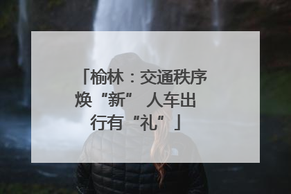 榆林：交通秩序焕“新” 人车出行有“礼”