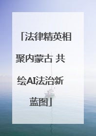 法律精英相聚内蒙古 共绘AI法治新蓝图