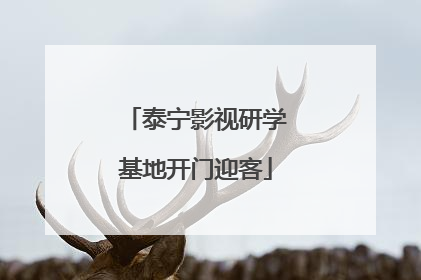 泰宁影视研学基地开门迎客