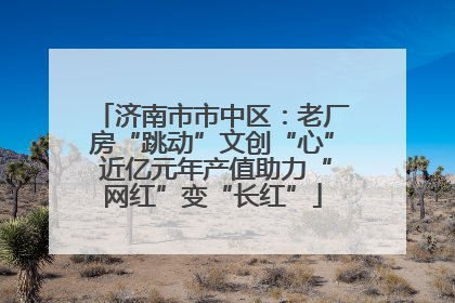 济南市市中区：老厂房“跳动”文创“心” 近亿元年产值助力“网红”变“长红”