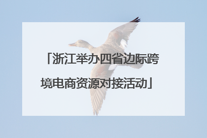 浙江举办四省边际跨境电商资源对接活动