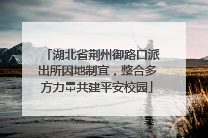 湖北省荆州御路口派出所因地制宜，整合多方力量共建平安校园