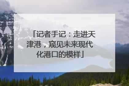 记者手记：走进天津港，窥见未来现代化港口的模样