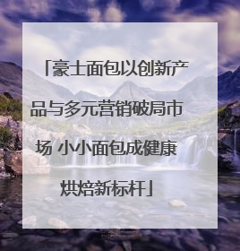 豪士面包以创新产品与多元营销破局市场 小小面包成健康烘焙新标杆