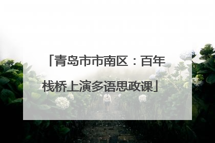 青岛市市南区：百年栈桥上演多语思政课