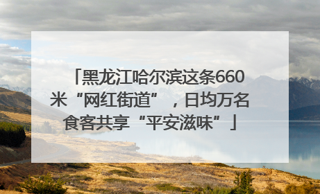 黑龙江哈尔滨这条660米“网红街道”，日均万名食客共享“平安滋味”