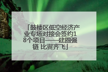 鼓楼区低空经济产业专场对接会签约18个项目——建圈强链 比翼齐飞