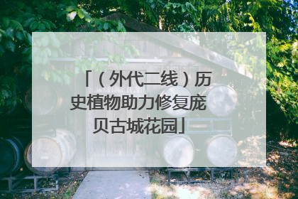（外代二线）历史植物助力修复庞贝古城花园